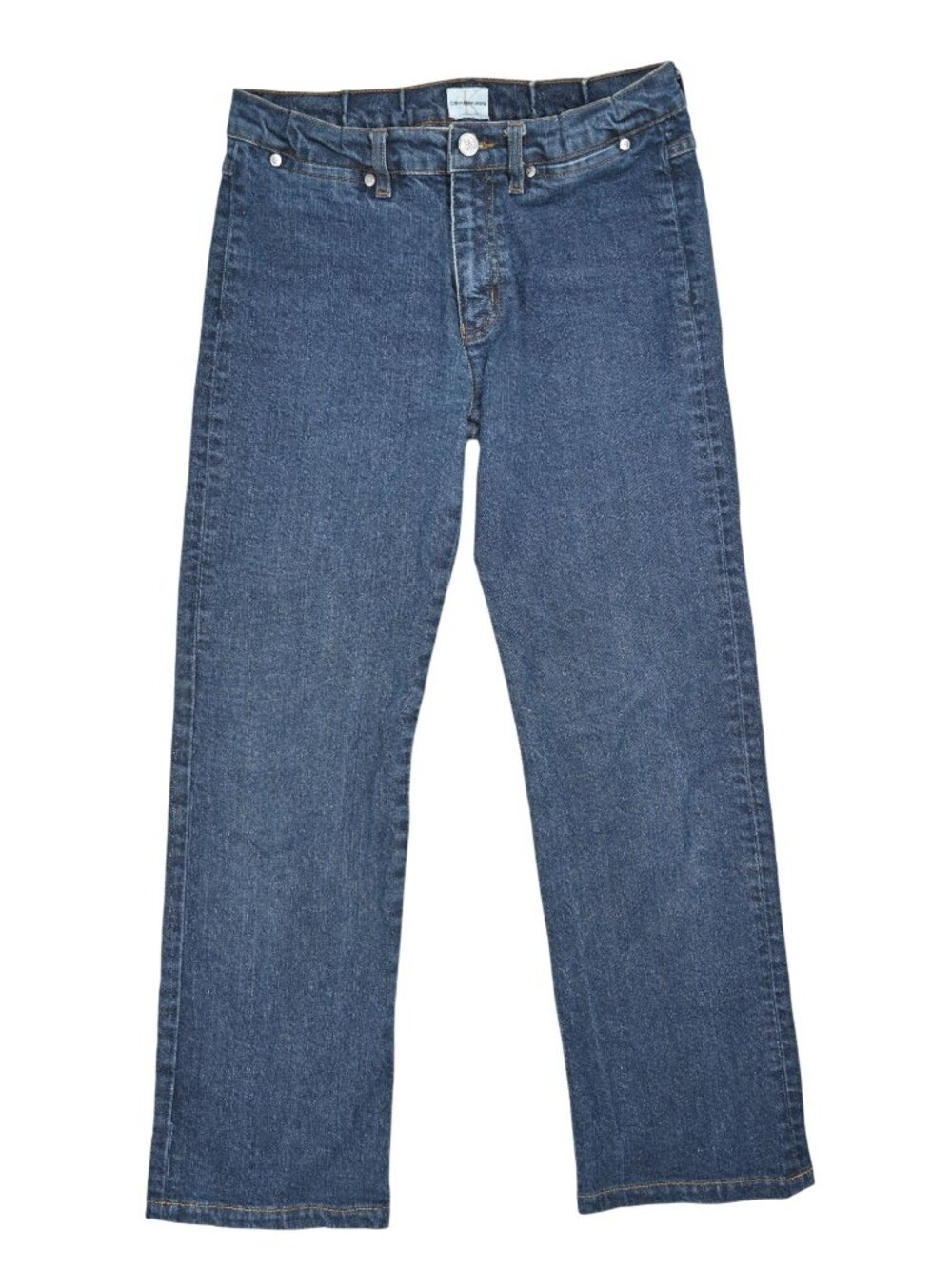 Calvin Klein Jeans Low Rise Dark Wash Jeans in Blue